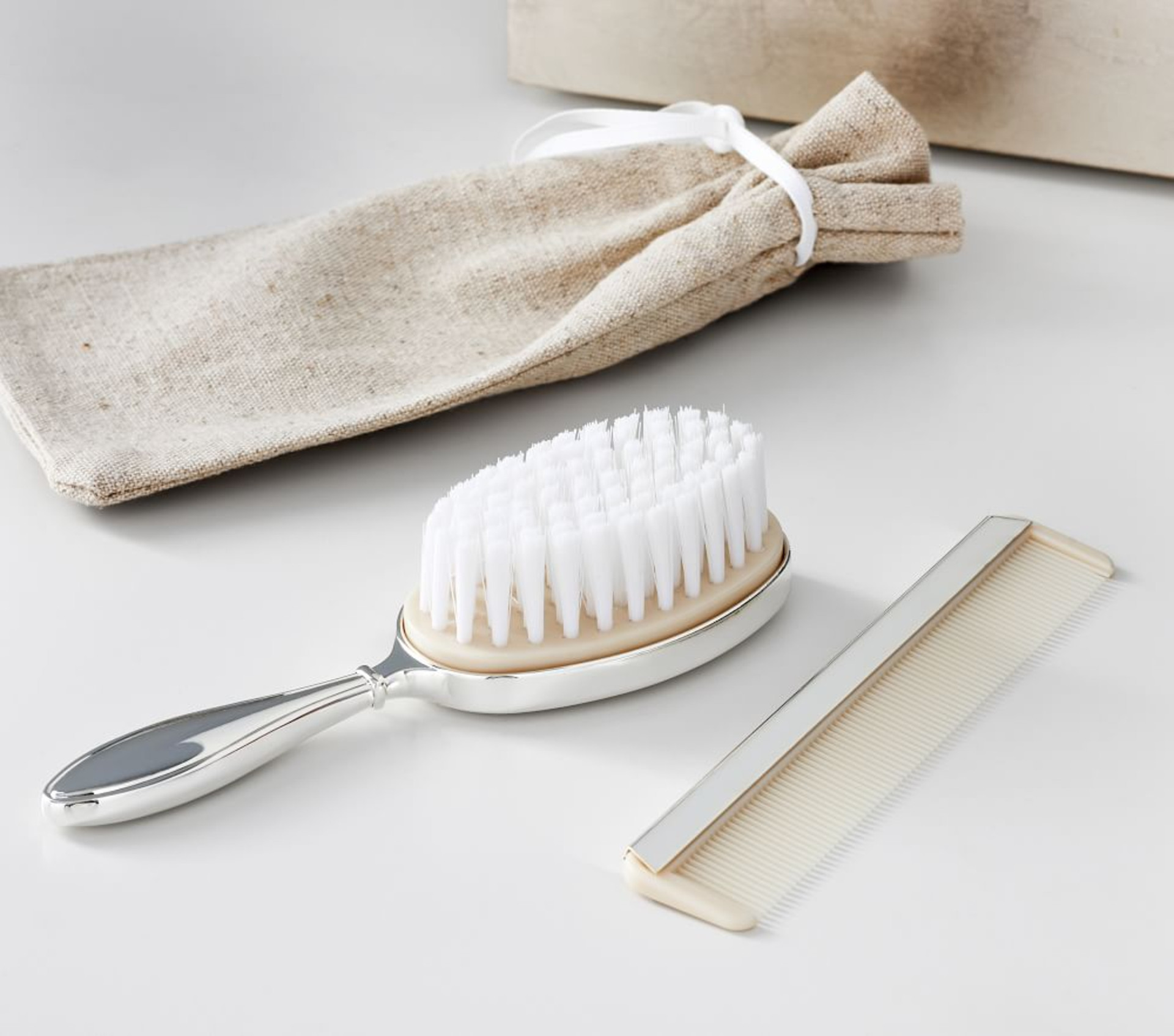 Baby Brush And Comb Keepsake Set